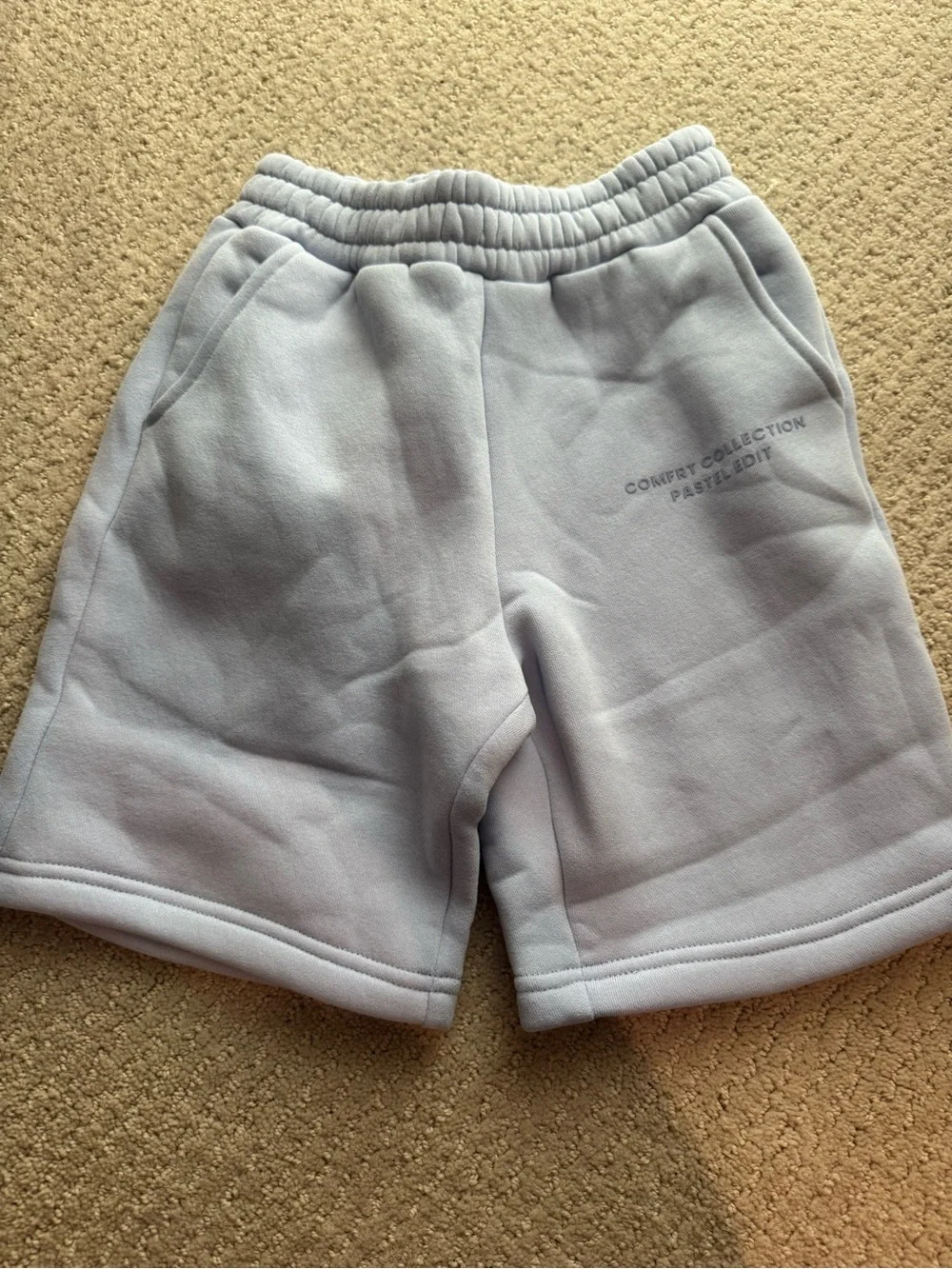 Brand New, never worn! Comfrt Pastel Collection Hoodie and Shorts set.  Kids S.